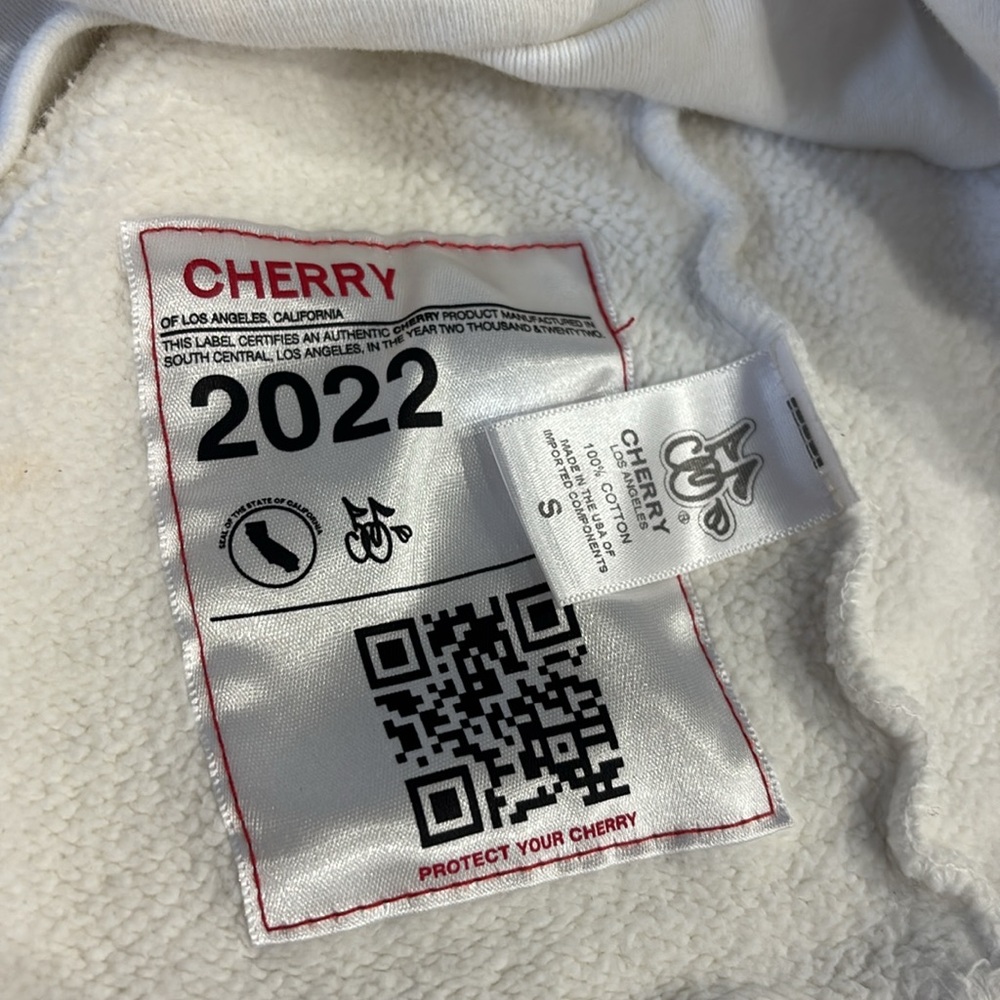 Cherry LA White Hoodie - Picture 6 of 11